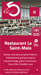 Mobile Screenshot of le5-restaurant.com